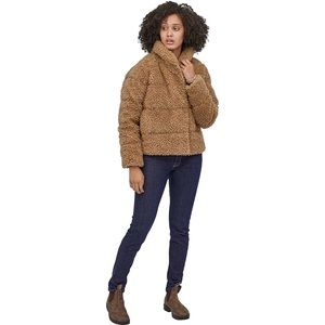 Recycled High Pile Fleece Down Jacket Small